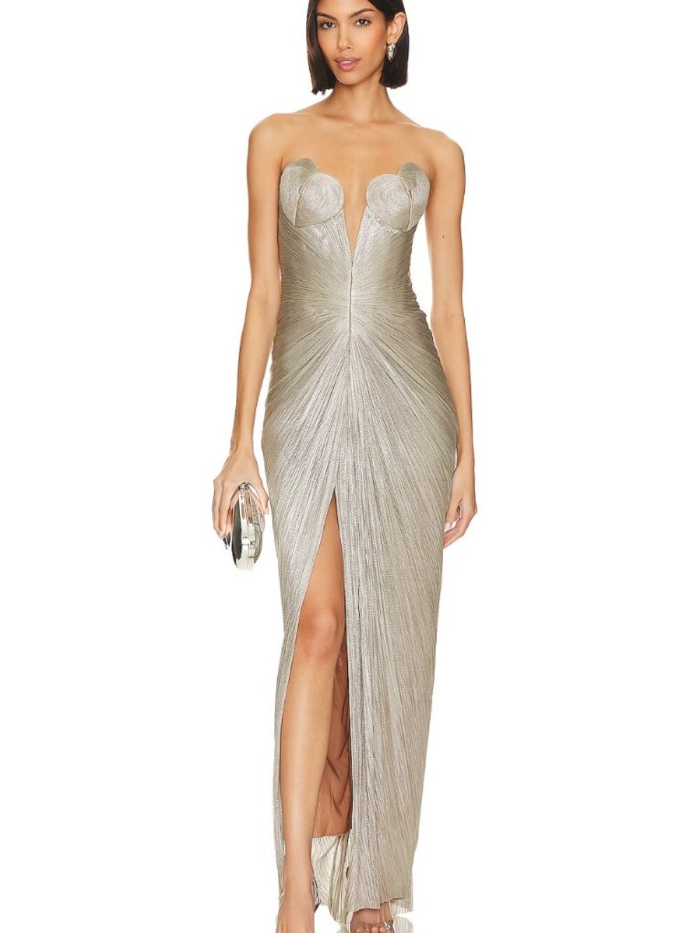 Maria Lucia Hohan Reina Gown in Gunmetal NWT US 6